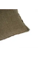 Lina Linen Pillow, Shadow 24x24