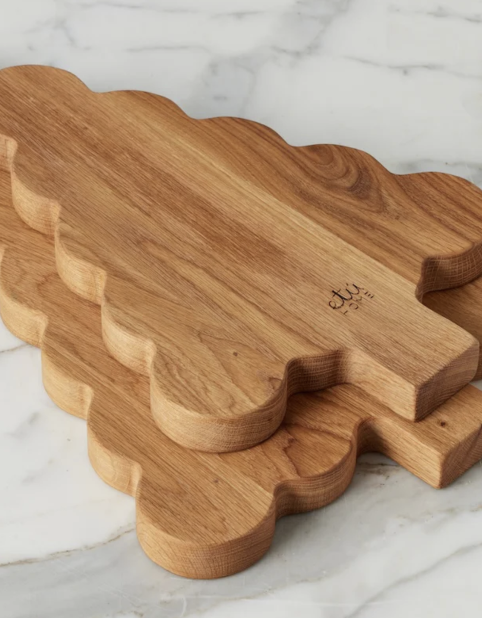 Scalloped Tree Cutting Board