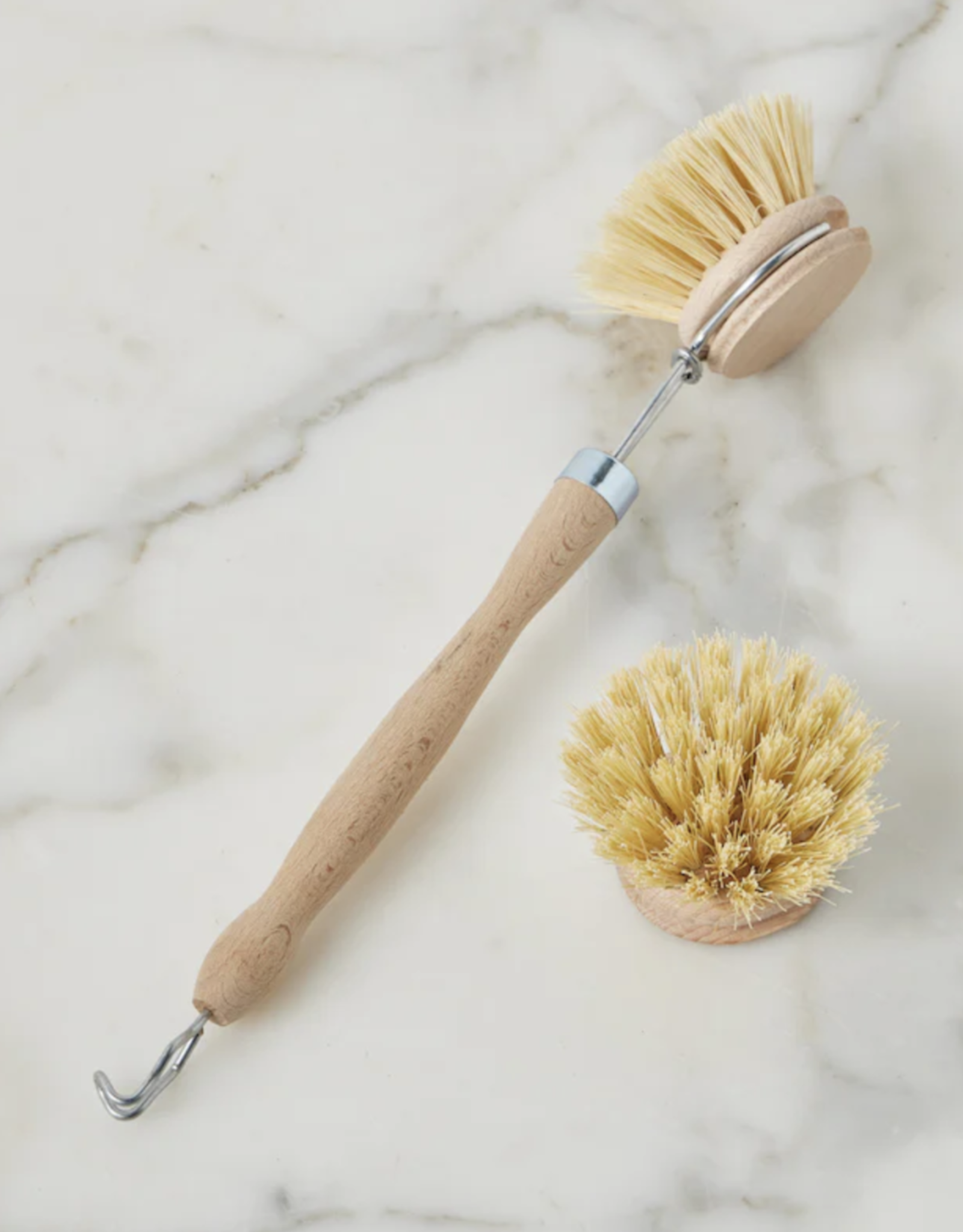Wood-Handled Dish Brush