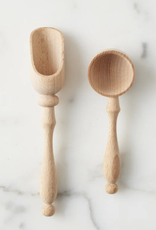 Beechwood Salt and Sugar Spoons