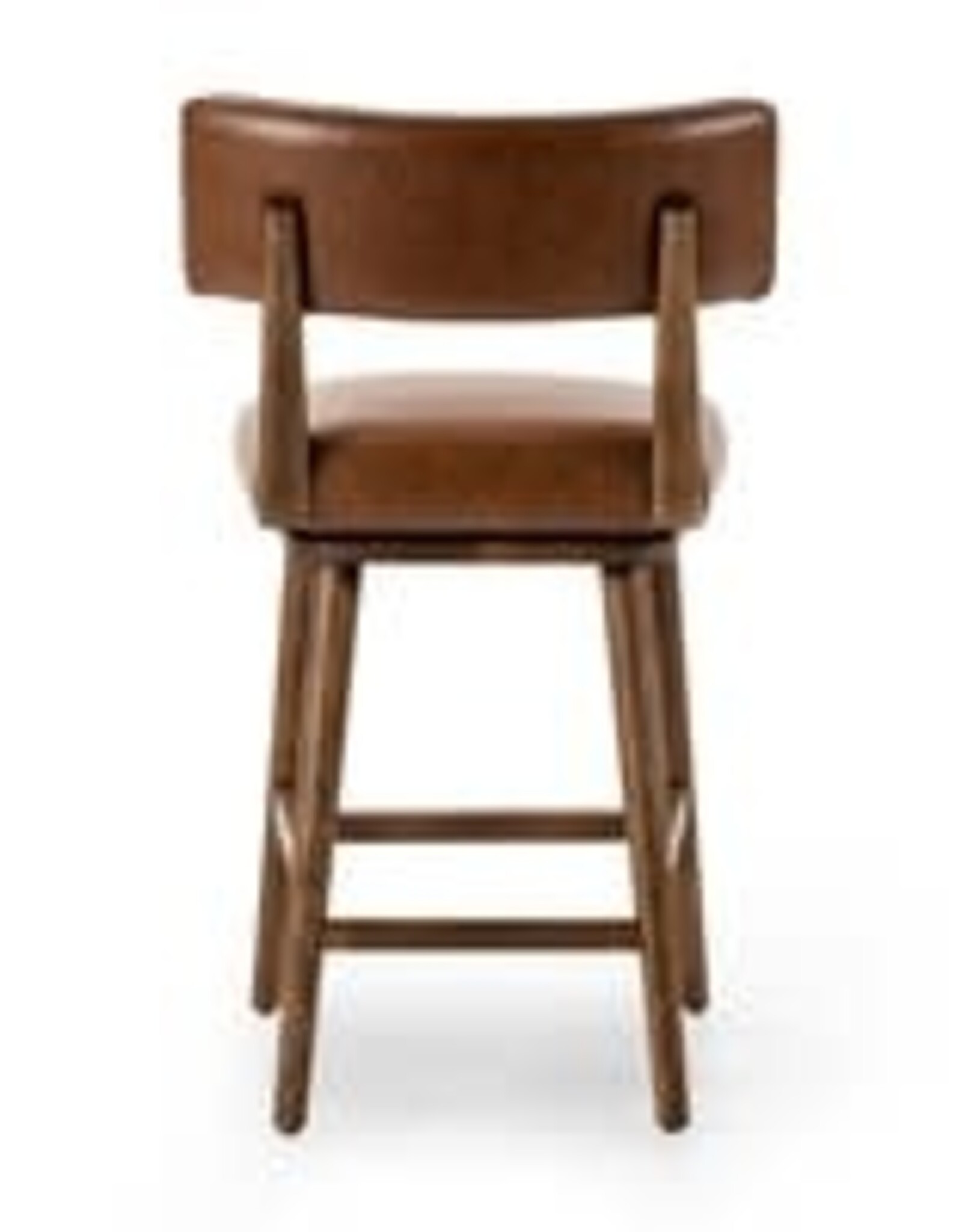 Cardell Leather Swivel Counter Stool