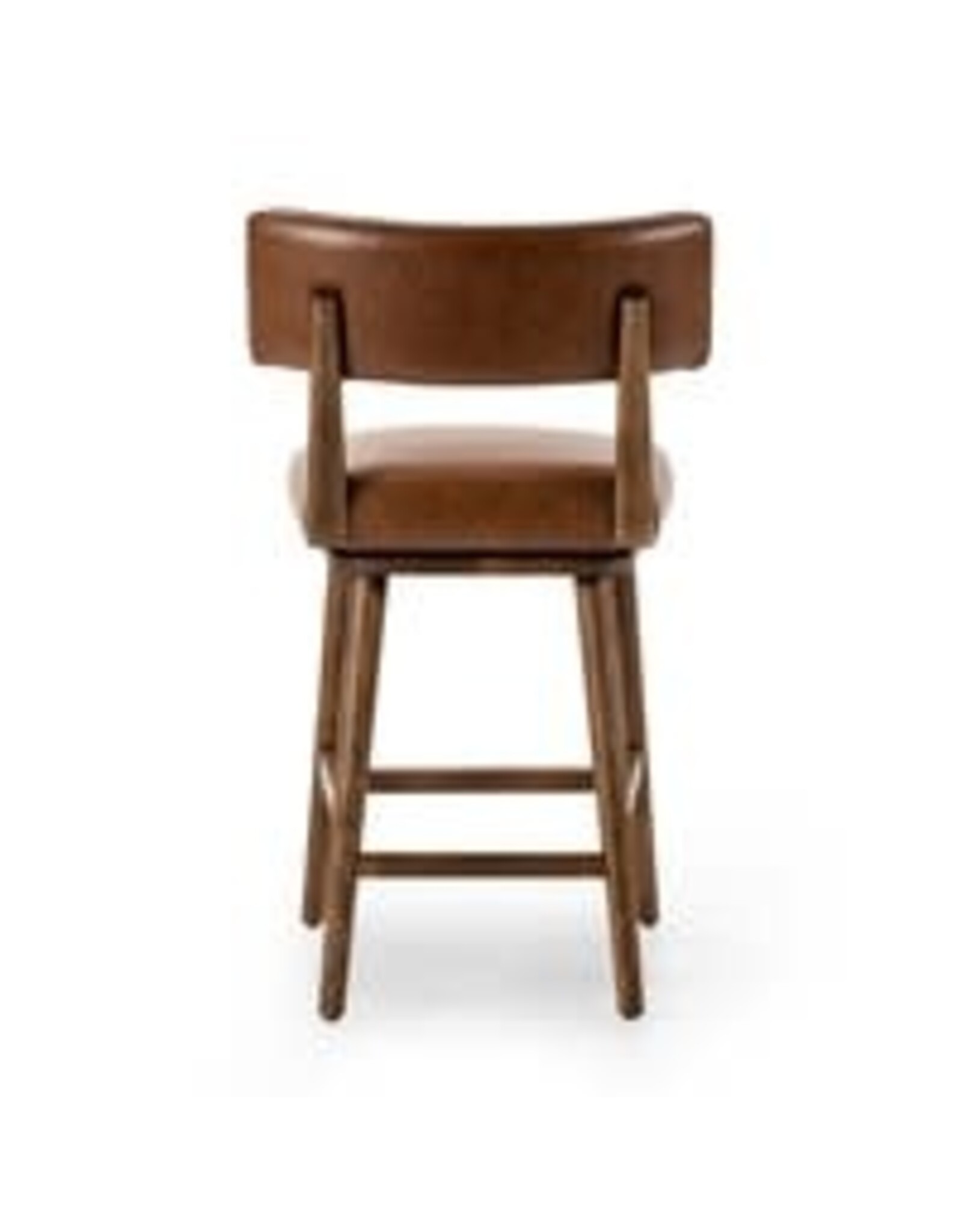 Cardell Leather Swivel Counter Stool