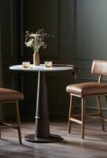 Cardell Leather Swivel Counter Stool