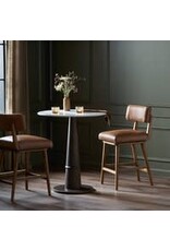 Cardell Leather Swivel Counter Stool