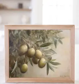 Vintage Olives Framed Art