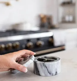 Marble Salt and Pepper Canister