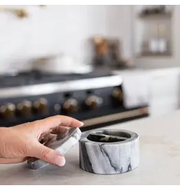 Marble Salt and Pepper Canister