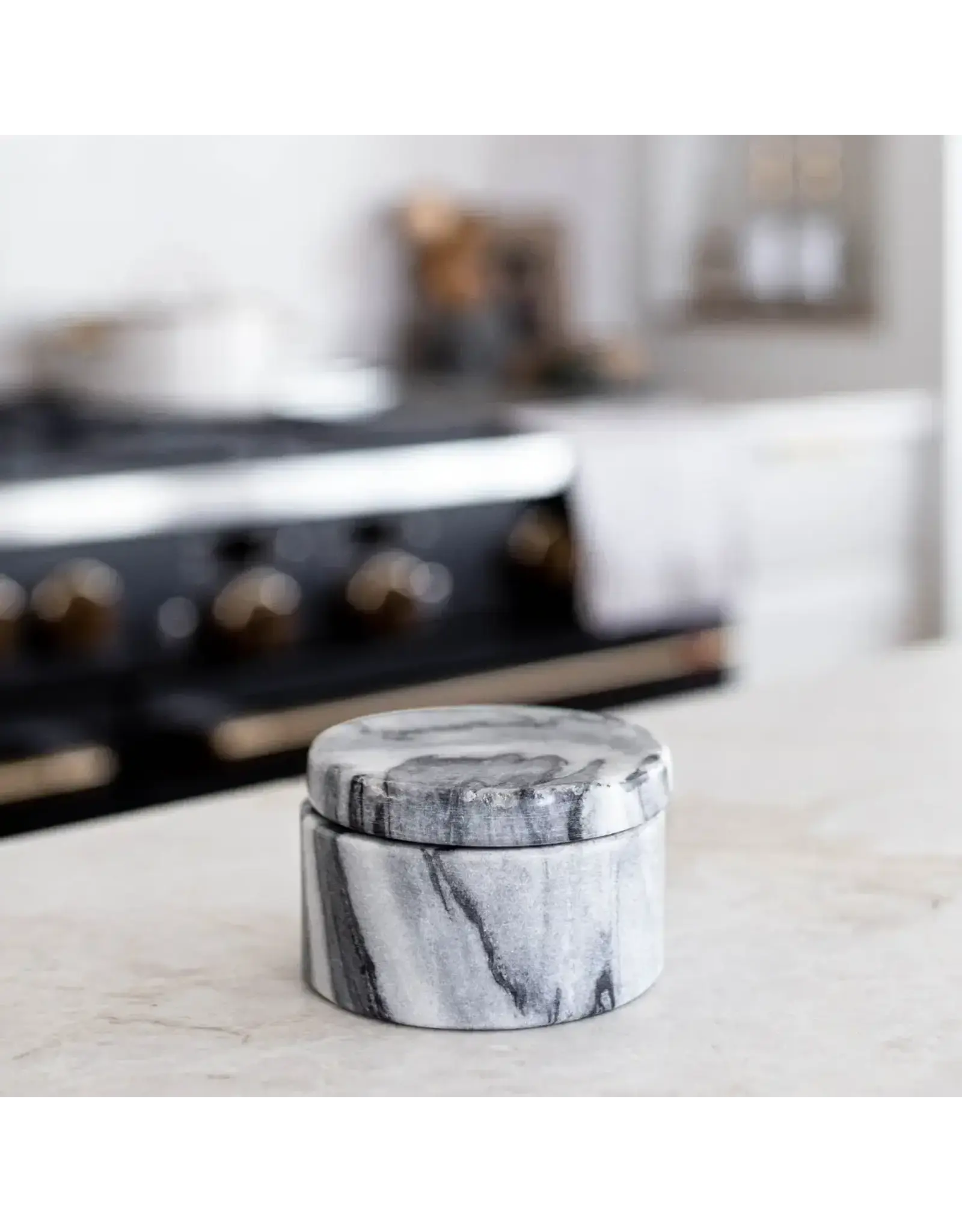 Marble Salt and Pepper Canister