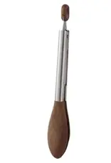 Non-Stick Wood Cooking Tong, Dark