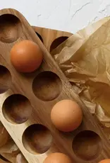 Wooden Egg Storage Tray