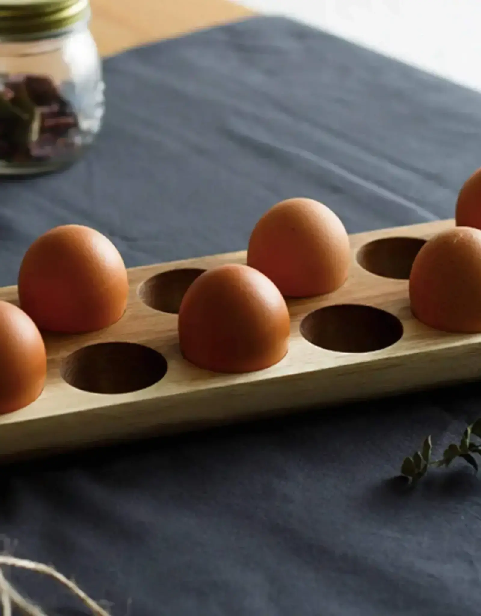 Wooden Egg Storage Tray