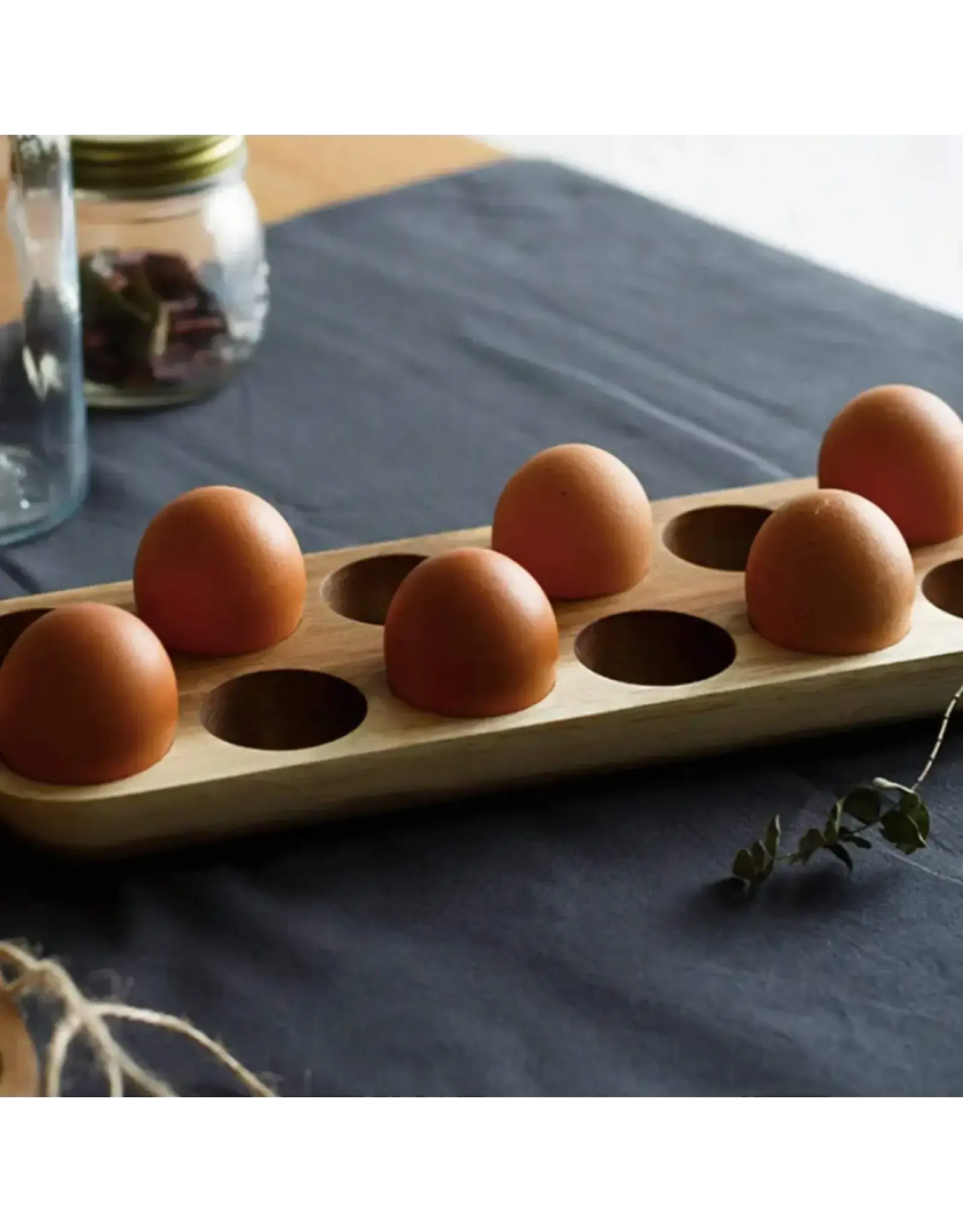 Wooden Egg Storage Tray
