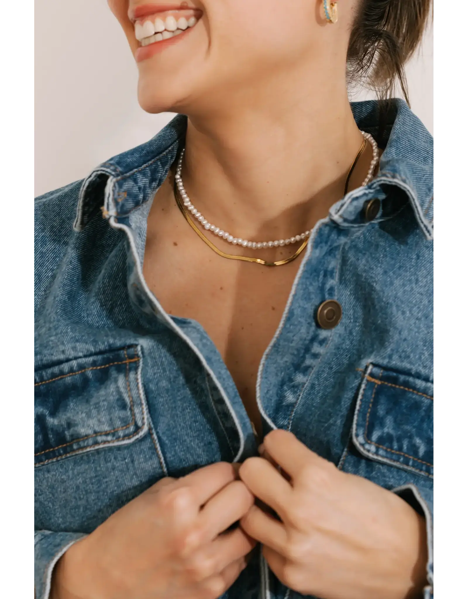Herringbone Chain Necklace