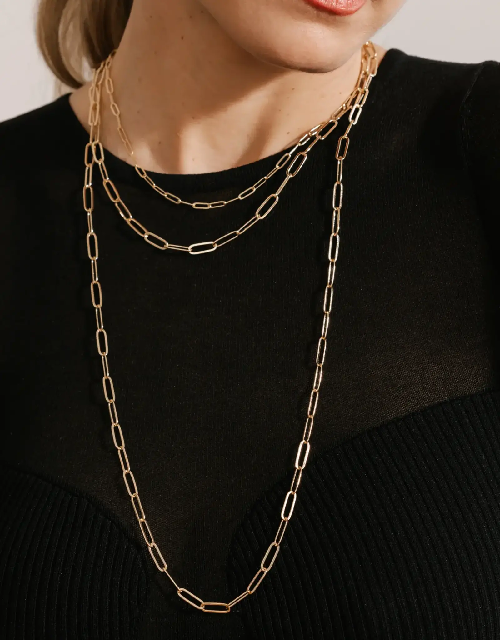 Custom Size Paper Clip Necklace