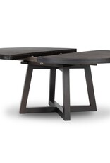 Eberwin Round Extension Dining Table in Dark Carbon