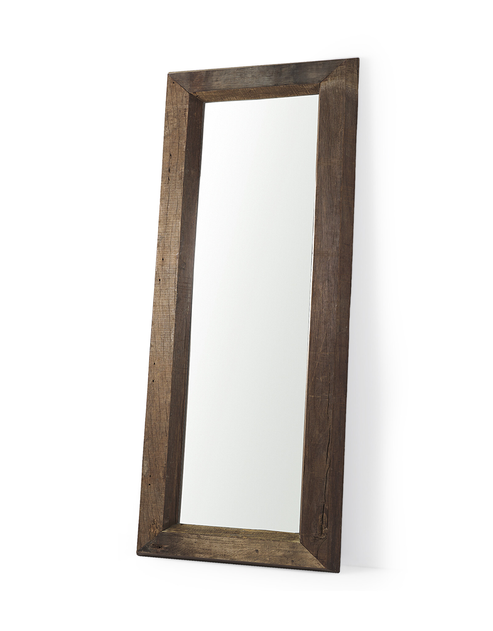 Gerome Brown Wooden Floor Mirror