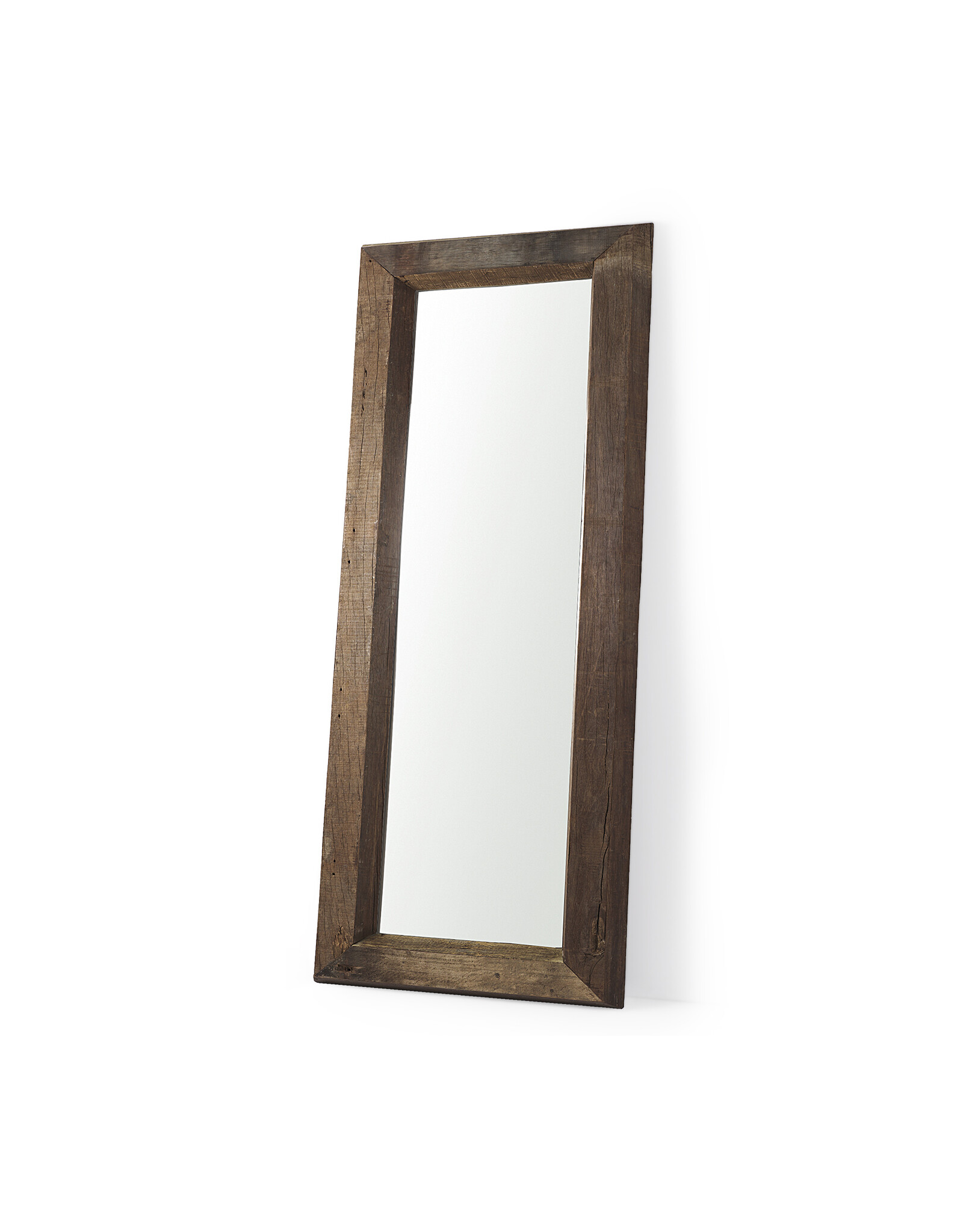 Gerome Brown Wooden Floor Mirror