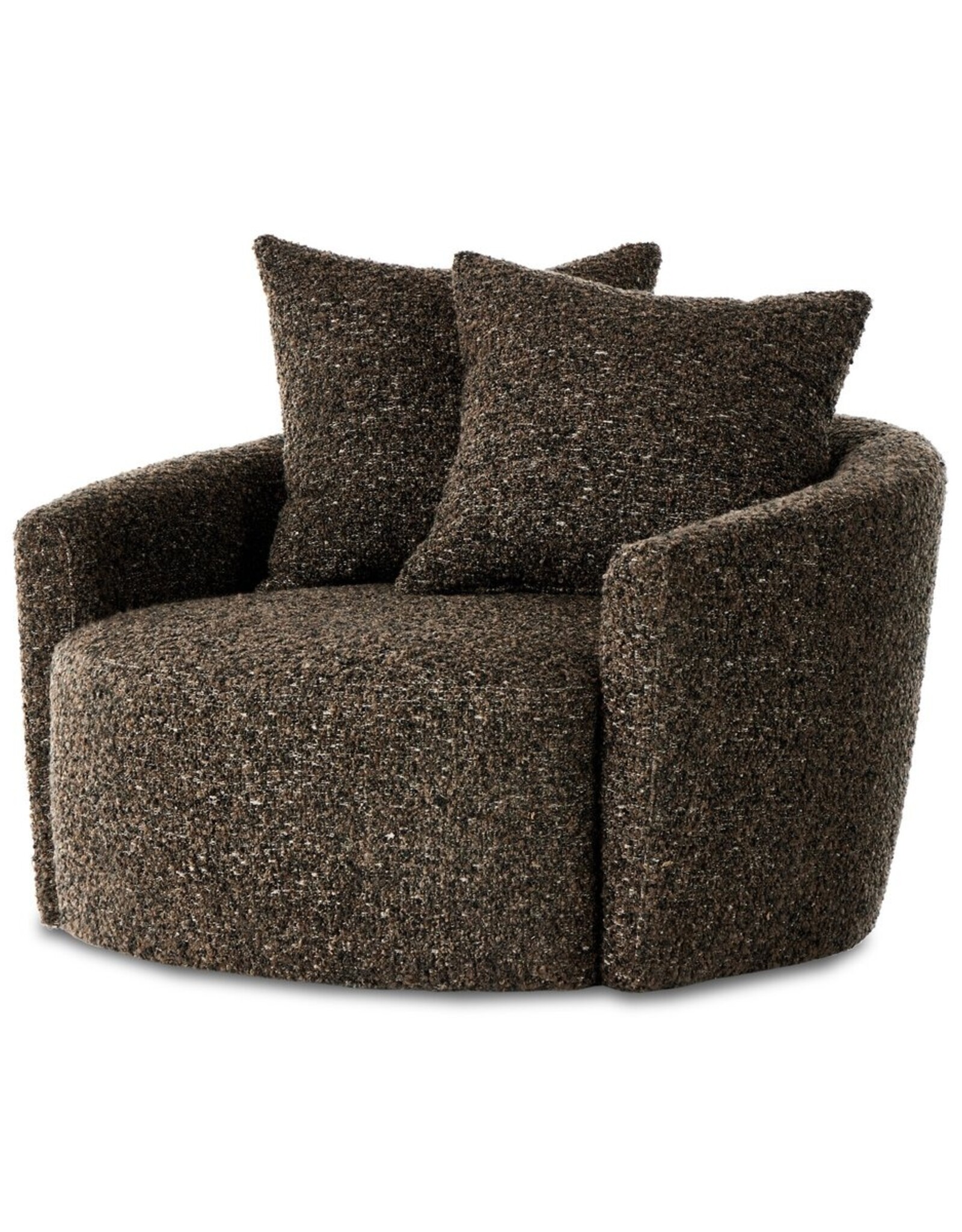 Chloe Swivel Chair in Ivan Granite