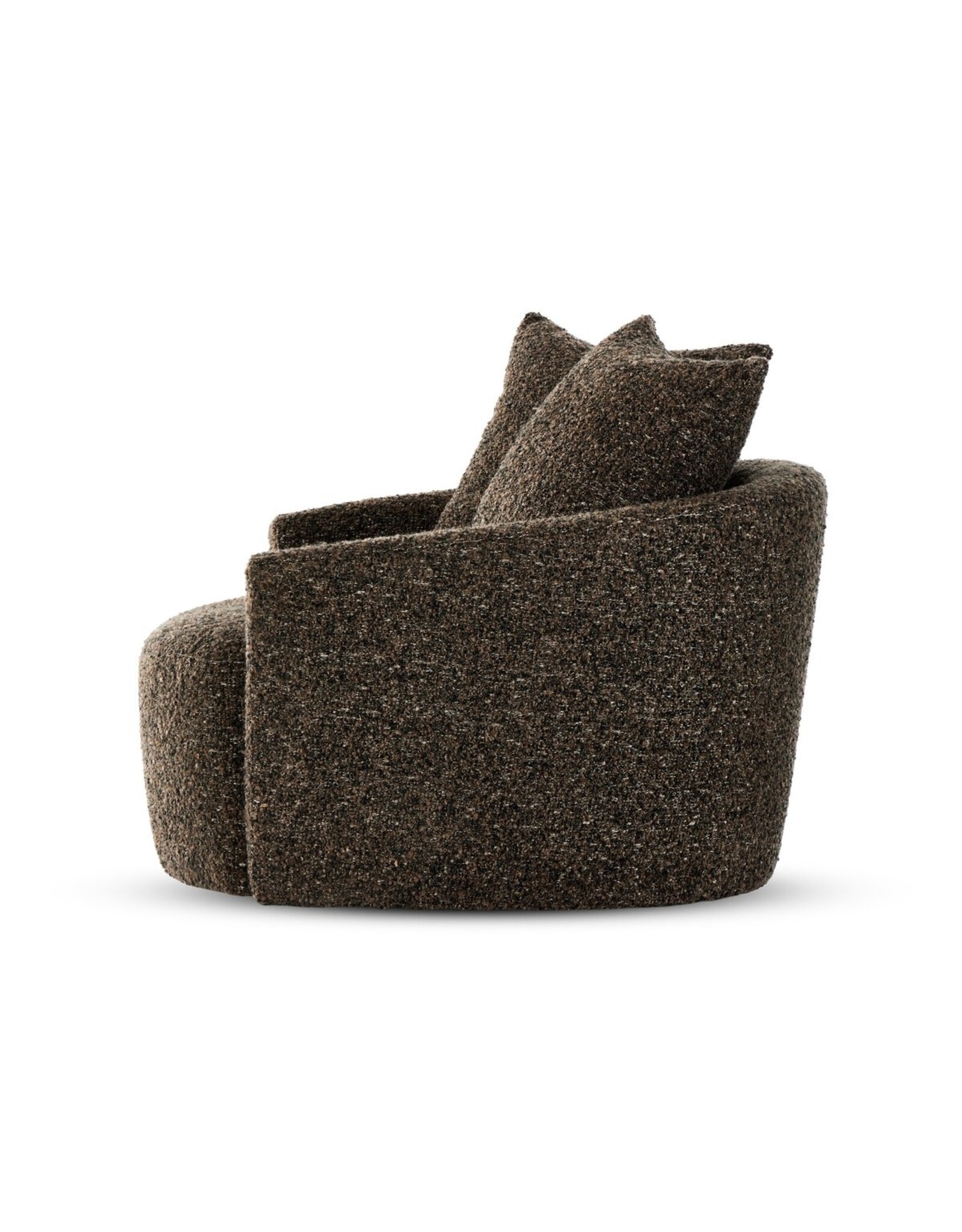 Chloe Swivel Chair in Ivan Granite
