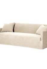 Lowell Slipcover Sofa in Broadway Dune-96"