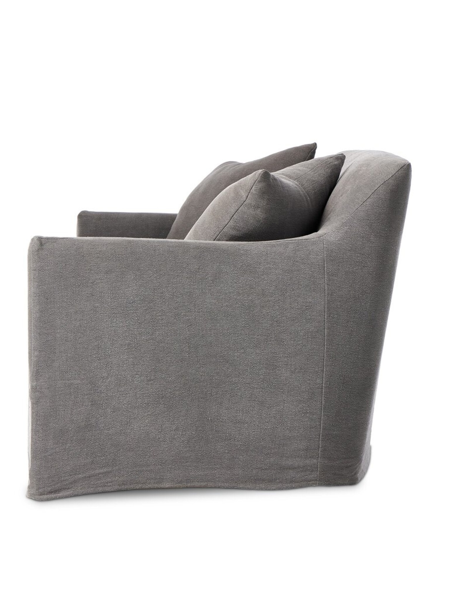 Lowell Slipcover Sofa in Broadway Denim-96"