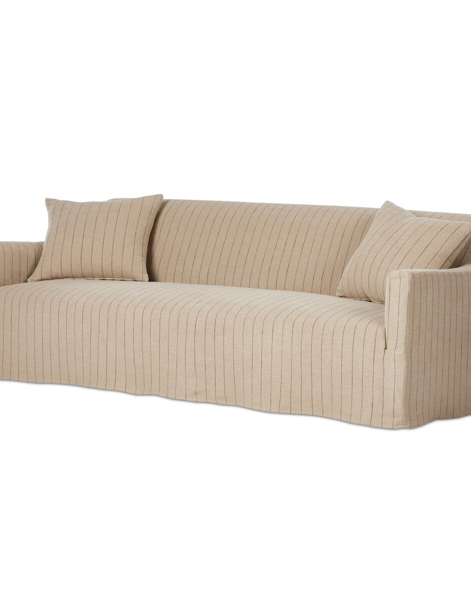 Lowell Slipcover Sofa in Lavon Flint-96"