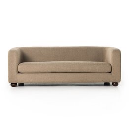 Gidget Sofa, Sheepskin Camel -84"