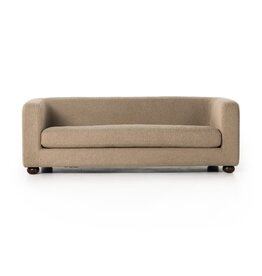 Gidget Sofa, Sheepskin Camel -84"