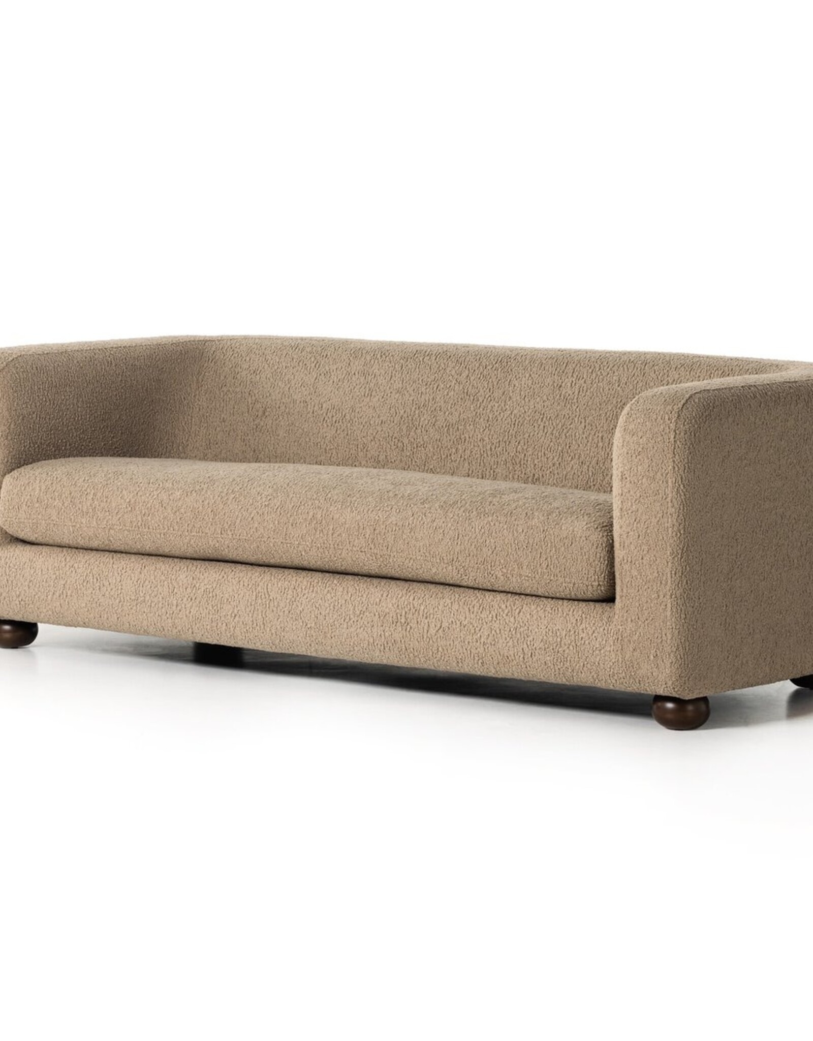 Gidget Sofa, Sheepskin Camel -84"