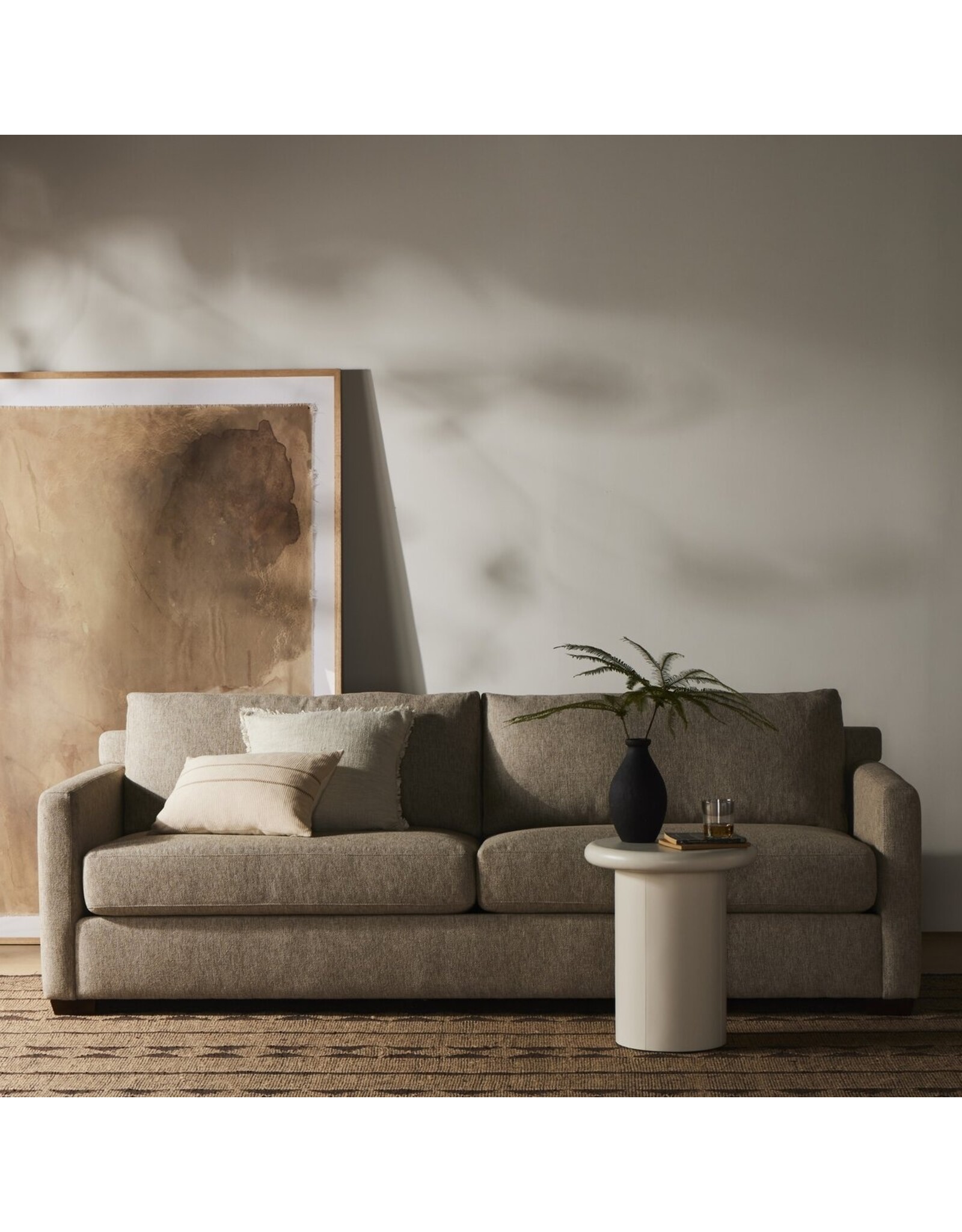Hampton Sofa in Delta Sand - 93"
