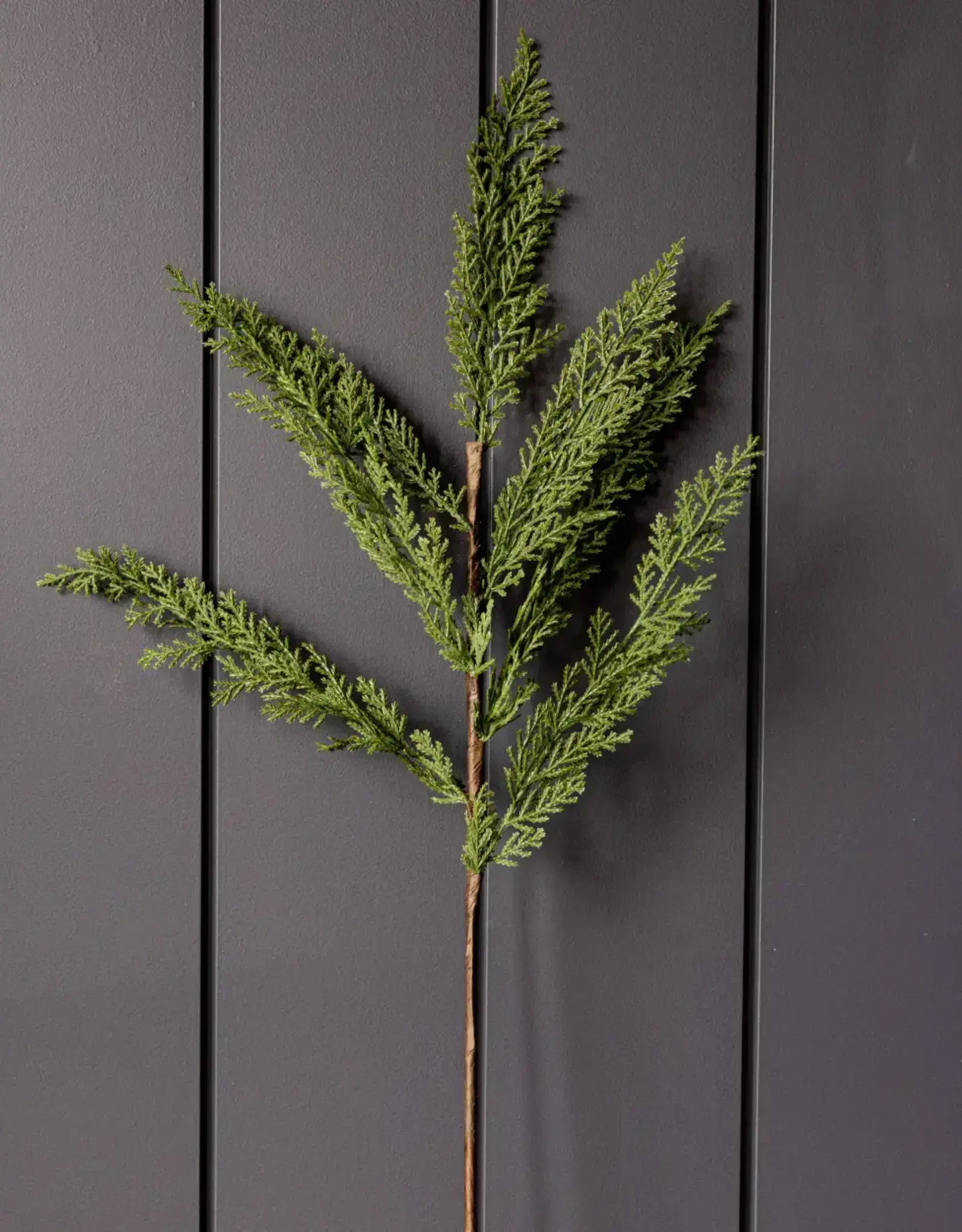 Cypress Pine Green Faux Real Touch Stem-Small
