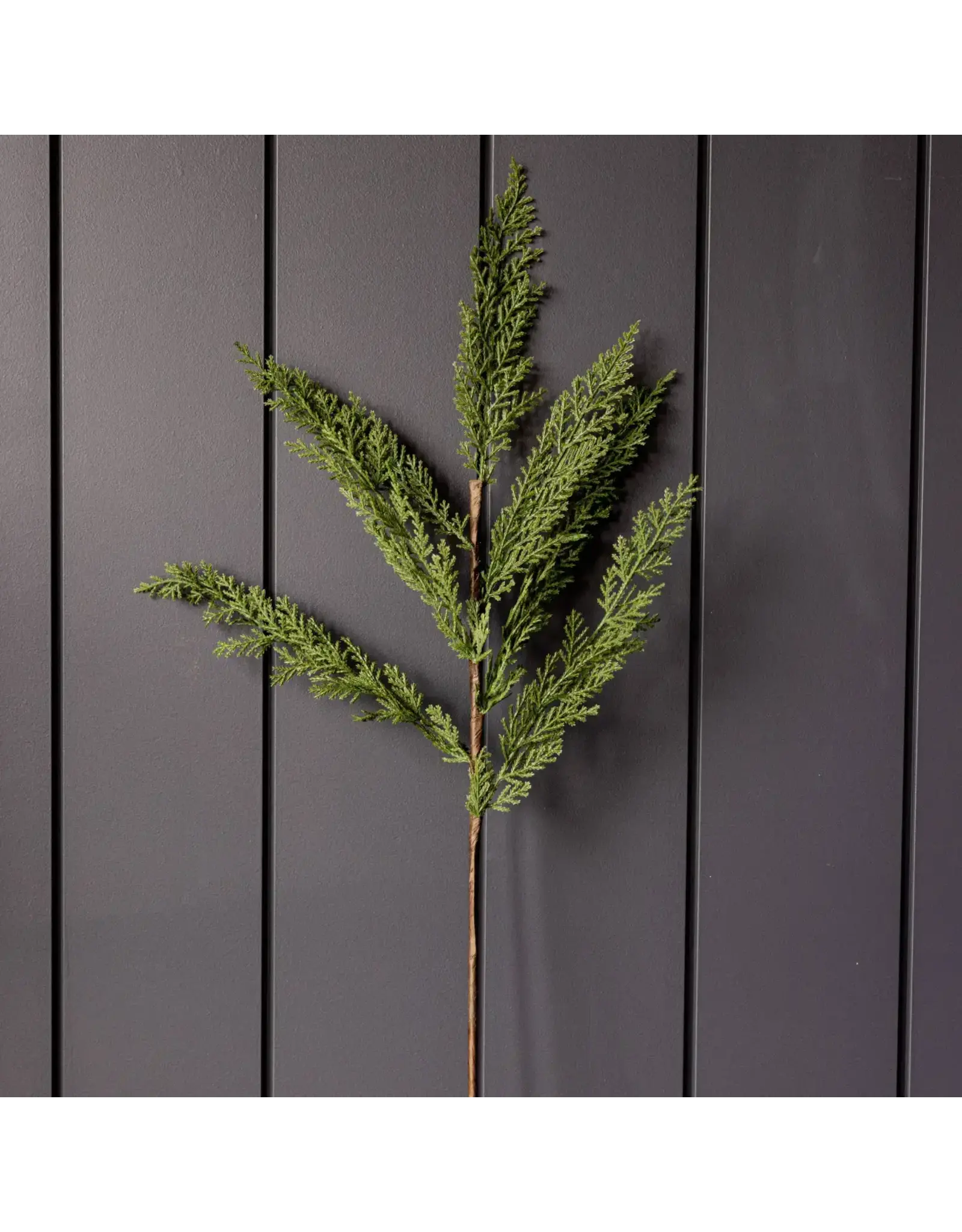 Cypress Pine Green Faux Real Touch Stem-Small