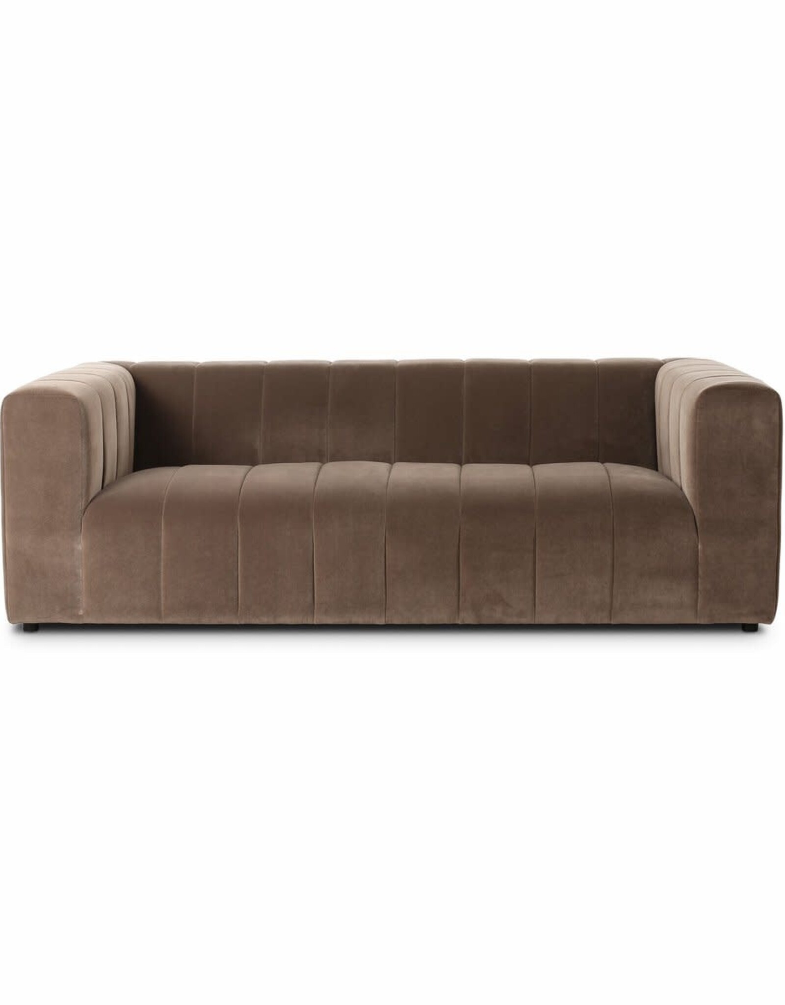 Langham Channeled Sofa in Sintra Taupe-89"