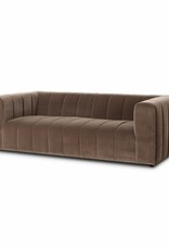 Langham Channeled Sofa in Sintra Taupe-89"