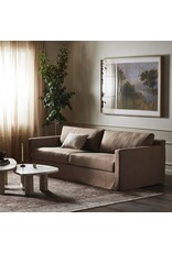 Hampton Slipcover Sofa in Antwerp Cafe - 92.5"