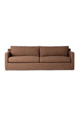 Hampton Slipcover Sofa in Antwerp Cafe - 92.5"