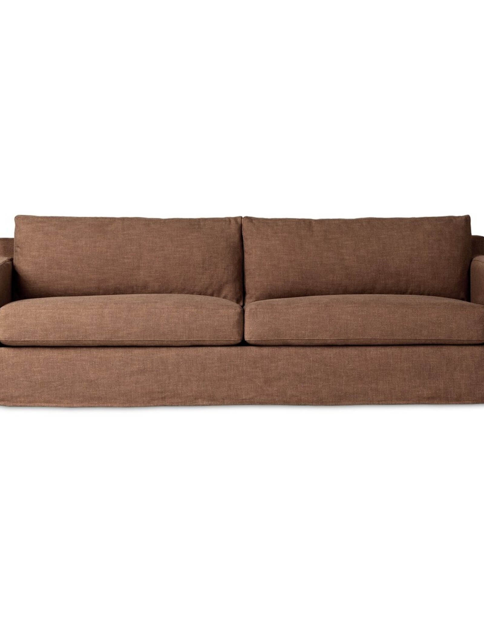 Hampton Slipcover Sofa in Antwerp Cafe-92.5"