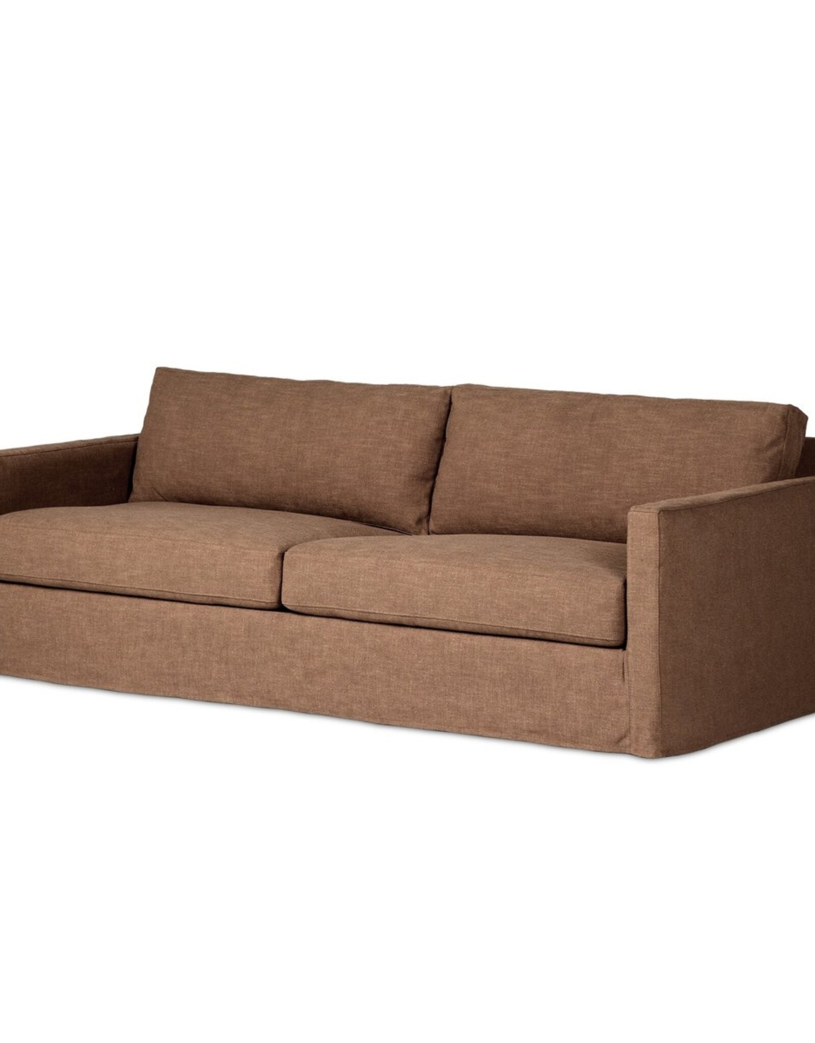 Hampton Slipcover Sofa in Antwerp Cafe-92.5"