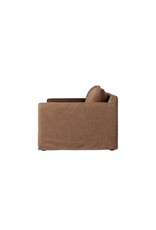 Hampton Slipcover Sofa in Antwerp Cafe - 92.5"