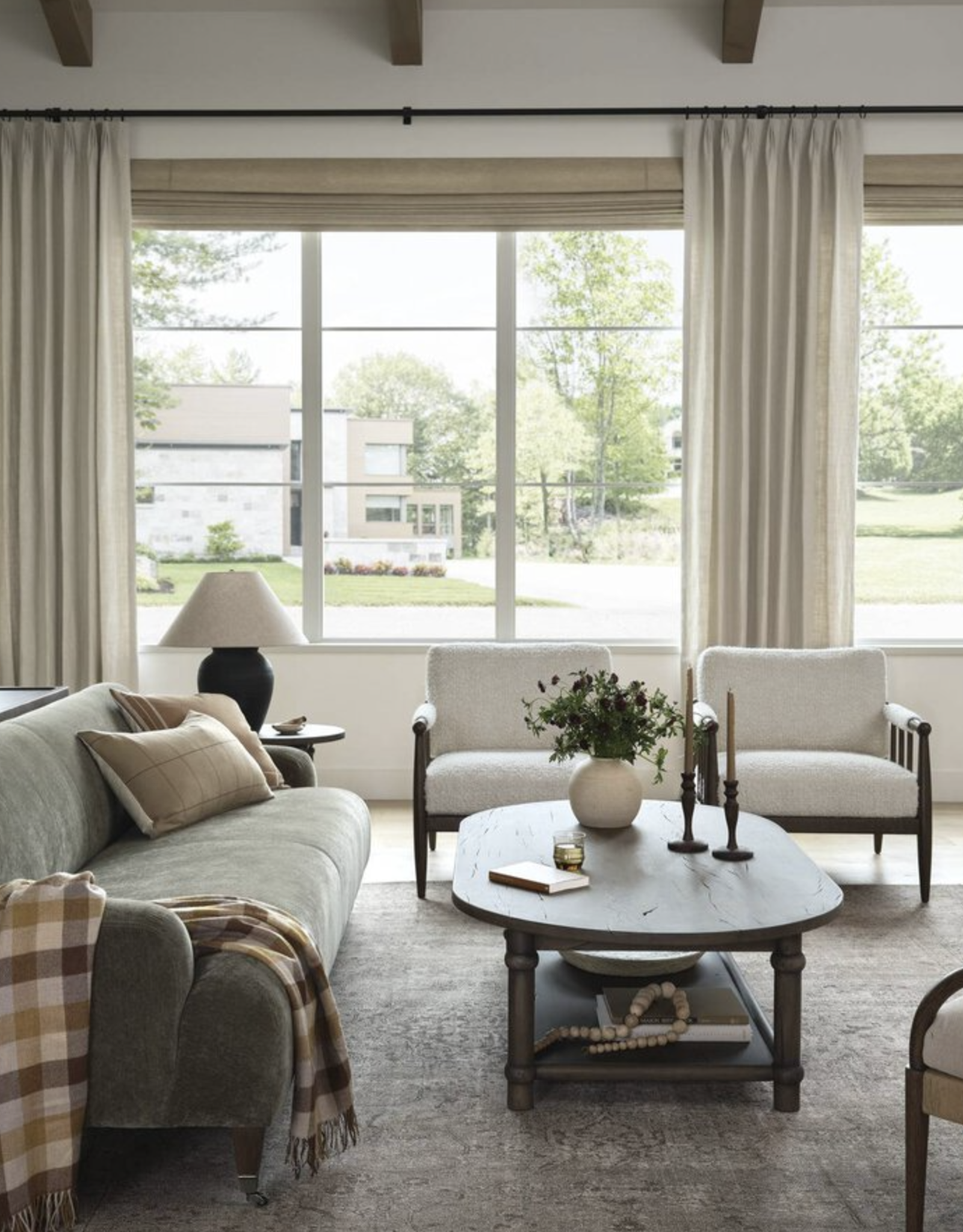 Kent Sofa in Malmo Olive-94.5"