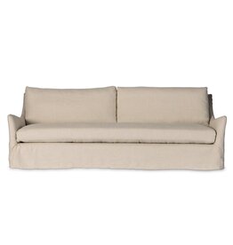 Monette Slipcover Sofa in Brussels Natural-94"