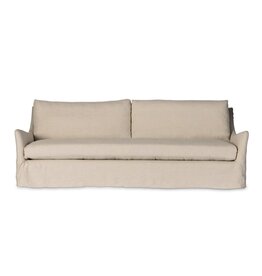 Monette Slipcover Sofa in Brussels Natural-94"
