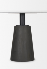 Maxwell Dining Table in Marble & Black
