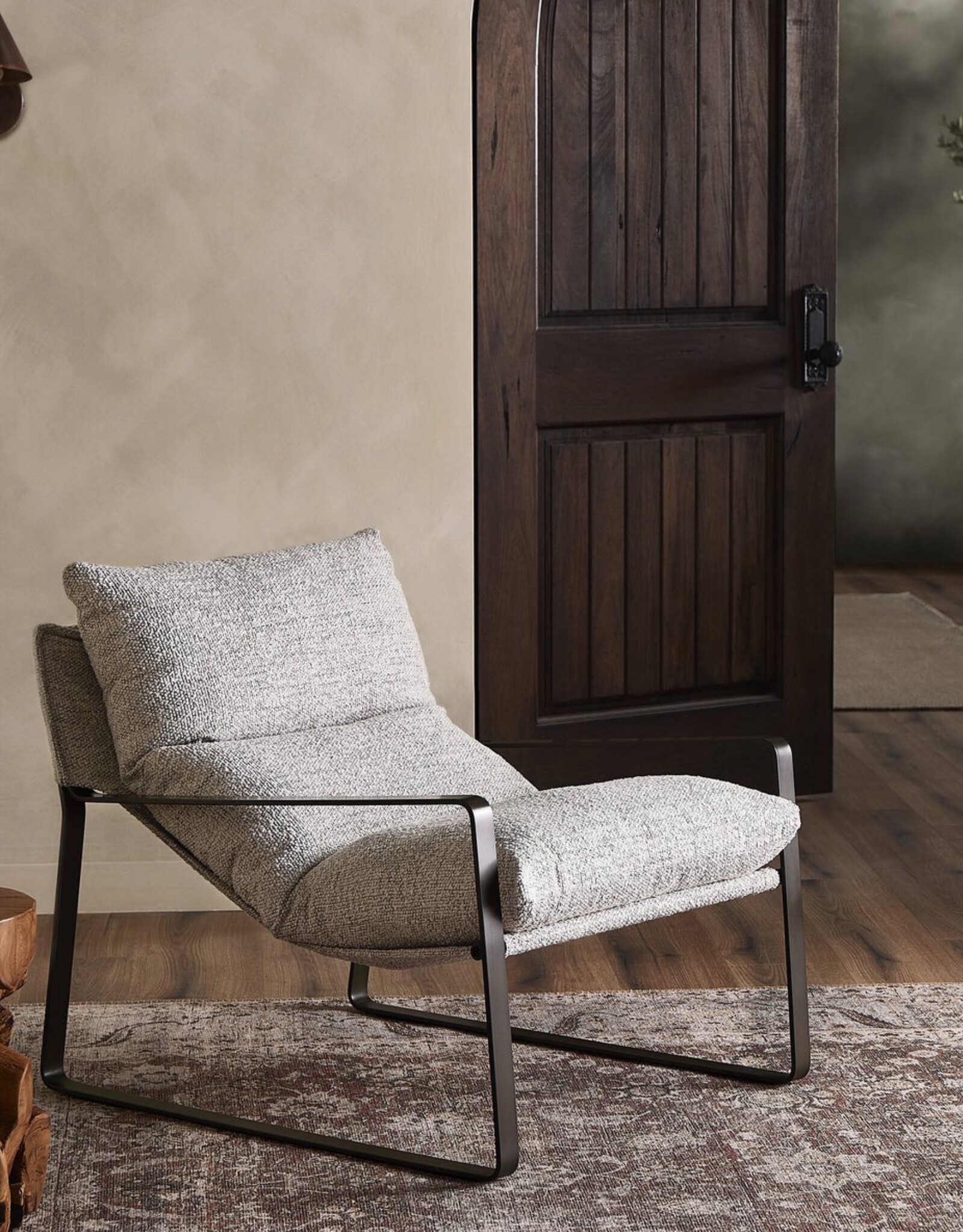 Emmett Sling Chair, Merino Porcelain