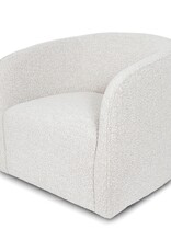 Evita Swivel Chair in  Off White