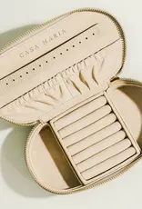 Travel Jewelry Case, White