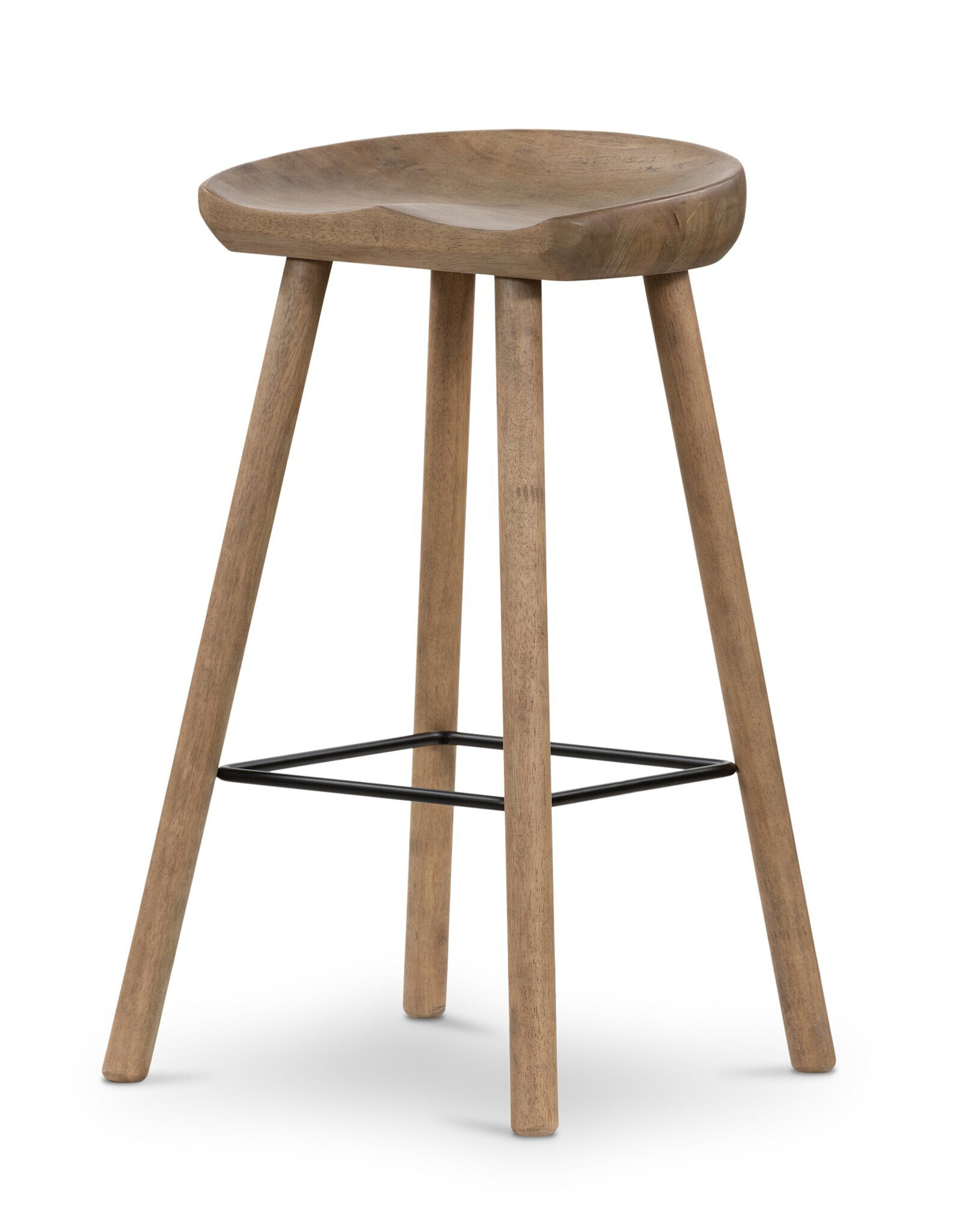 Barrett Counter Stool, Natural Matte