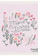 Stupid Dishes Swedish Dishcloth