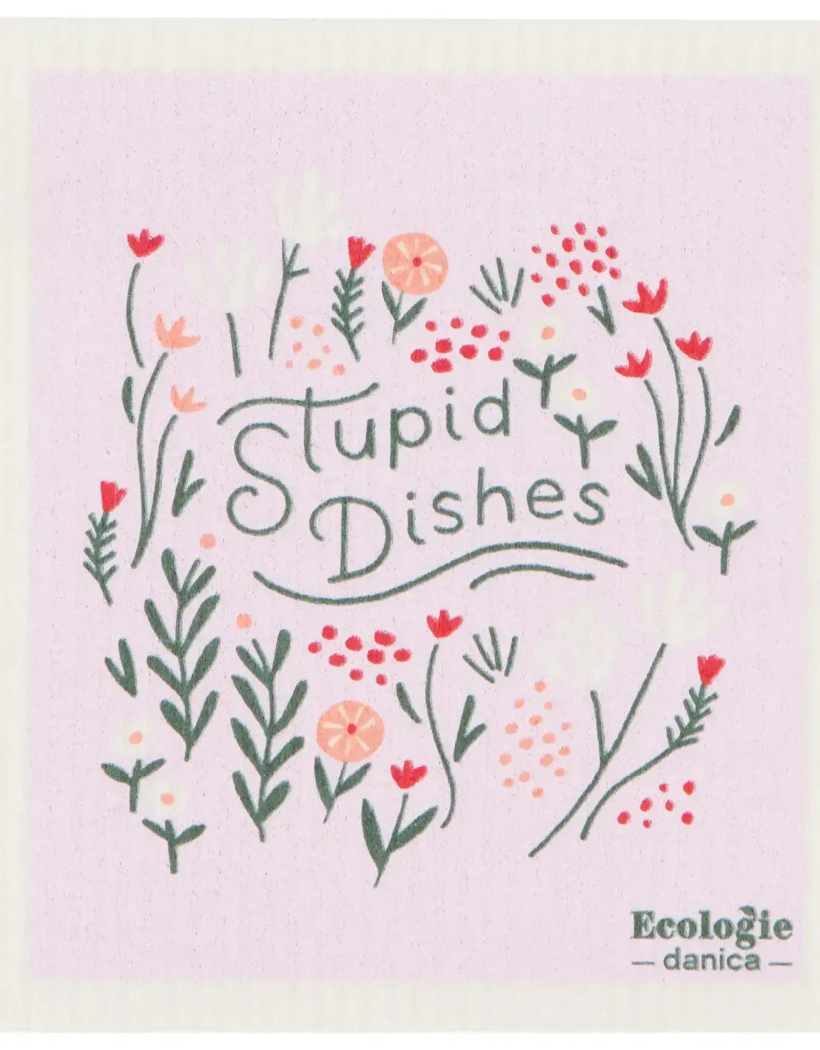 Stupid Dishes Swedish Dishcloth