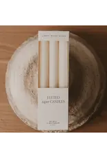 Fluted Taper Candles, Set of 3